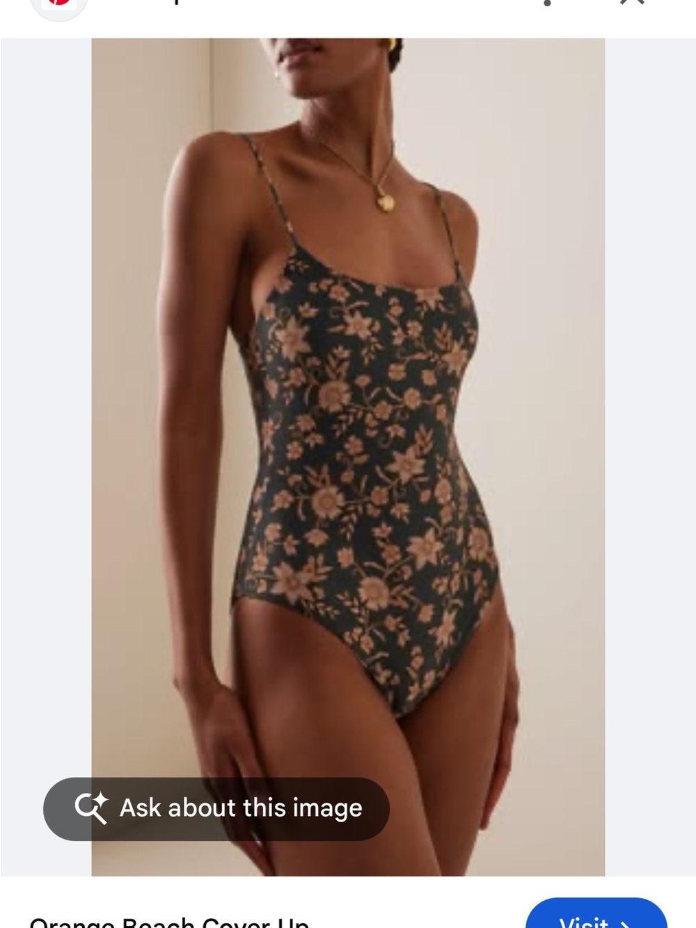 Juillet One Piece Imey Swimsuit Juniper Floral size small NWT